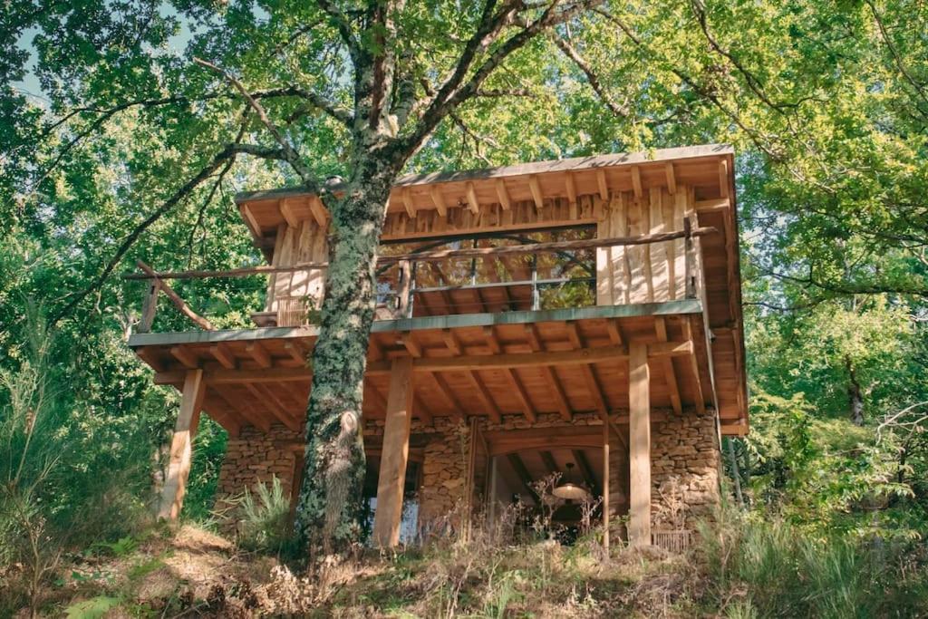 Lake House I // Alauzet Ecolodge + Nature Spa Castelnau-de-Mandailles Экстерьер фото